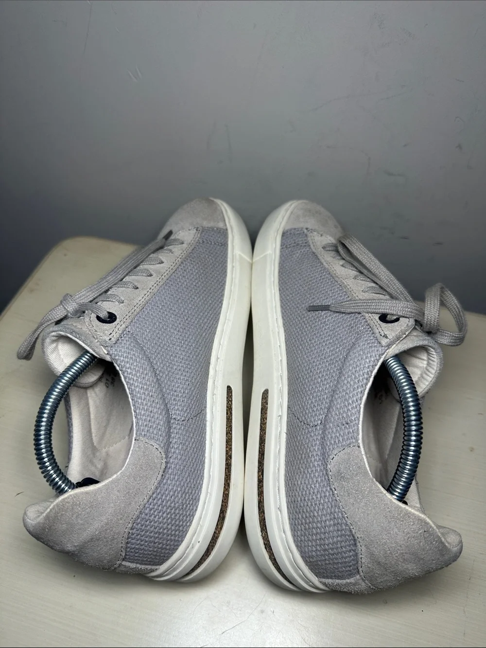 Birkenstock bend low canvas suede Light whale Gray Low-Top Sneakers
